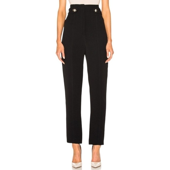 Proenza Schouler Cady Pencil Leg Pants Black Size 6 - Picture 1 of 15